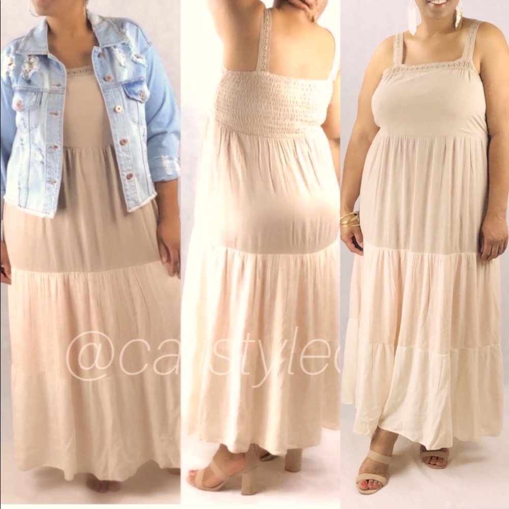 🔥HP! NEW Tri-Color Maxi Dress